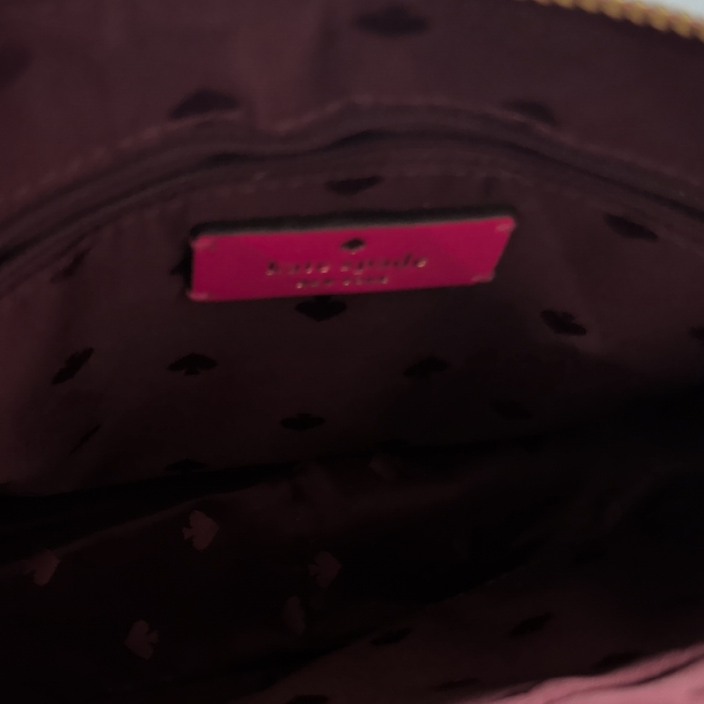kate spade Burgundy Leather Crossbody with Gold Hardware - Picture 5 of 5